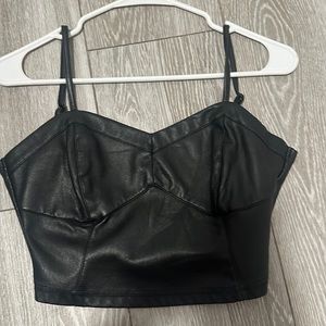 Guess leather corset